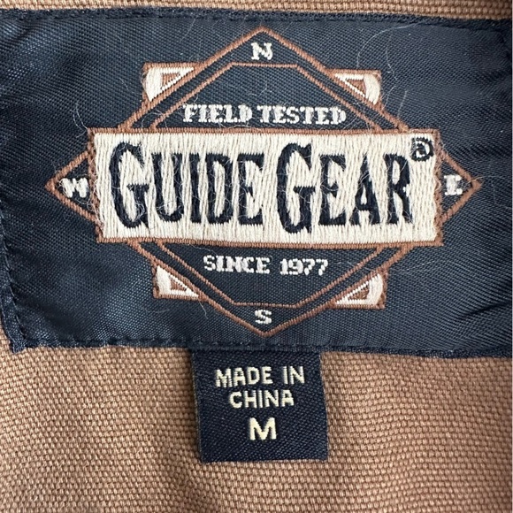 Guide Gear Field Tested Chore Coat Mens Medium Preppy Gorpcore Tan Utility Cargo - Picture 3 of 5